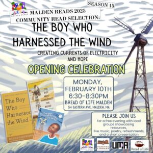 Sowing Opportunities participated in Malden Reads’ kickoff on Monday, February 10, 2025